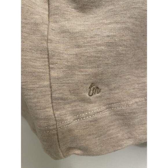 Travis Mathew Womens M Cloud Terry V-neck Top Sweatshirt Cream Color - Picture 6 of 8